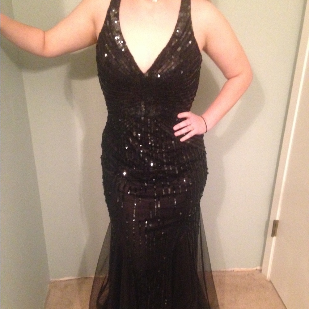 Black Primavera Gown